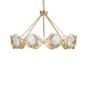 Crystorama - QUI-7628-DT Distressed Twilight Chandelier